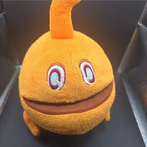 RARE CLYDE Pac-Man The Ghostly Adventures Orange Ghost Plush Namco Bandi 8”